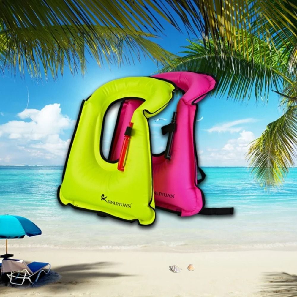 Life Jacket - Inflatable Inflatable Swim Vest Outdoor Safety
