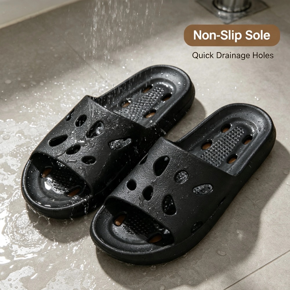 Flippers Swimming - EVA Shower Slippers for Men Non‑Slip