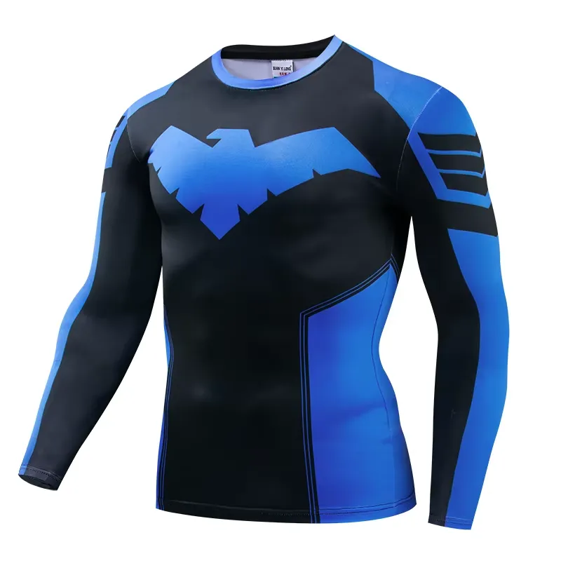3D Printed Casual Long Sleeve  - đánh giá và giá Rash Guard